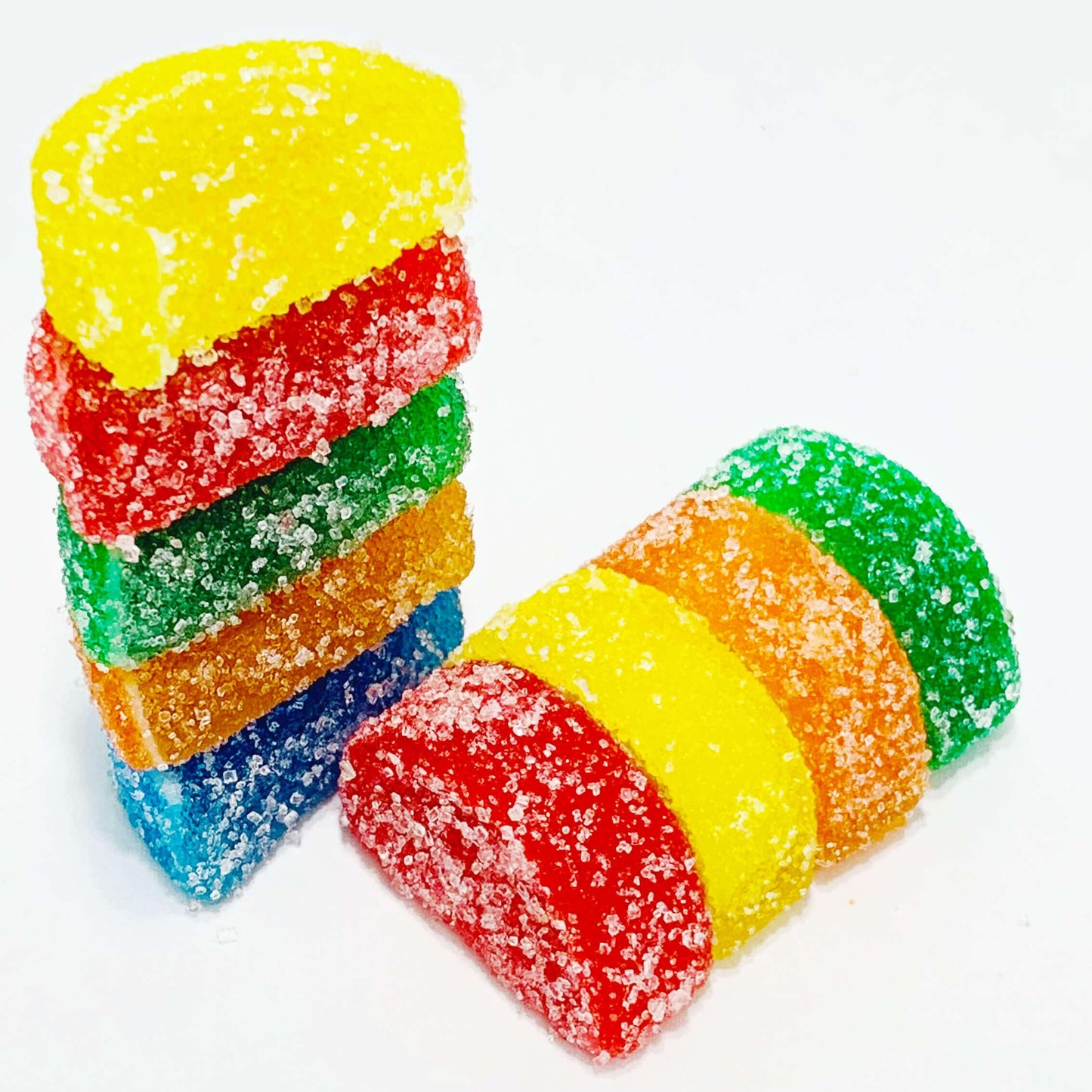 NY Spice Shop Mini Assorted Fruit Slices Candy - 3 Pound Assorted Flavors Jelly Fruit Candy - Gummy Candy Bulk - Fruit Gummies -