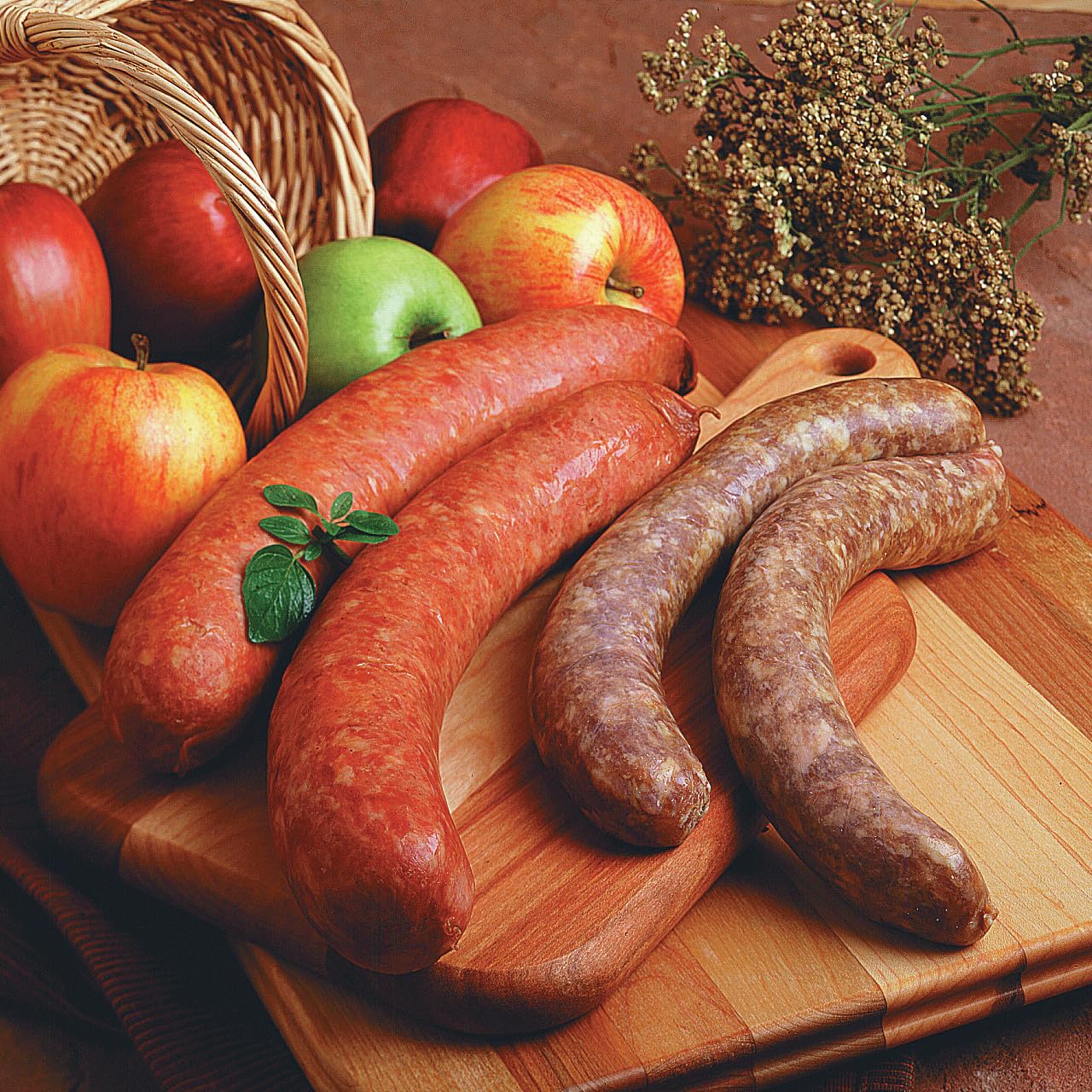 Hi Mountain Seasonings ǀ German Sausage Making Kit ǀ Includes Sausage Seasoning, Cure Natural Hog Casings, And Simple-To-Follow Directions ǀ Creates 30 Lbs Of Delicious German Sausage