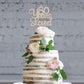 Crystal Creations Premium Rose Gold Metal Cake Topper - 80 Years Loved - 1 Count