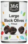 365 by Whole Foods Market, Ripe Large Pitted Olives, 6 Ounce