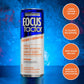 Focus Factor Energy Drink - Sugar Free, Low Calorie, Lightly Carbonated - Pack of 12 x 355ml Cans - Orange Flavour