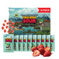 Final Boss Sour Candy  Extremely Super Sour Gummy Candy  Strawberry  LvL 2  (1.06 Ounces Bags  10 Bags) - Gummies Made with Dried Fruit  Free of Artificial Colors  Low Calorie Healthy Snack for Kids & mature-themeds