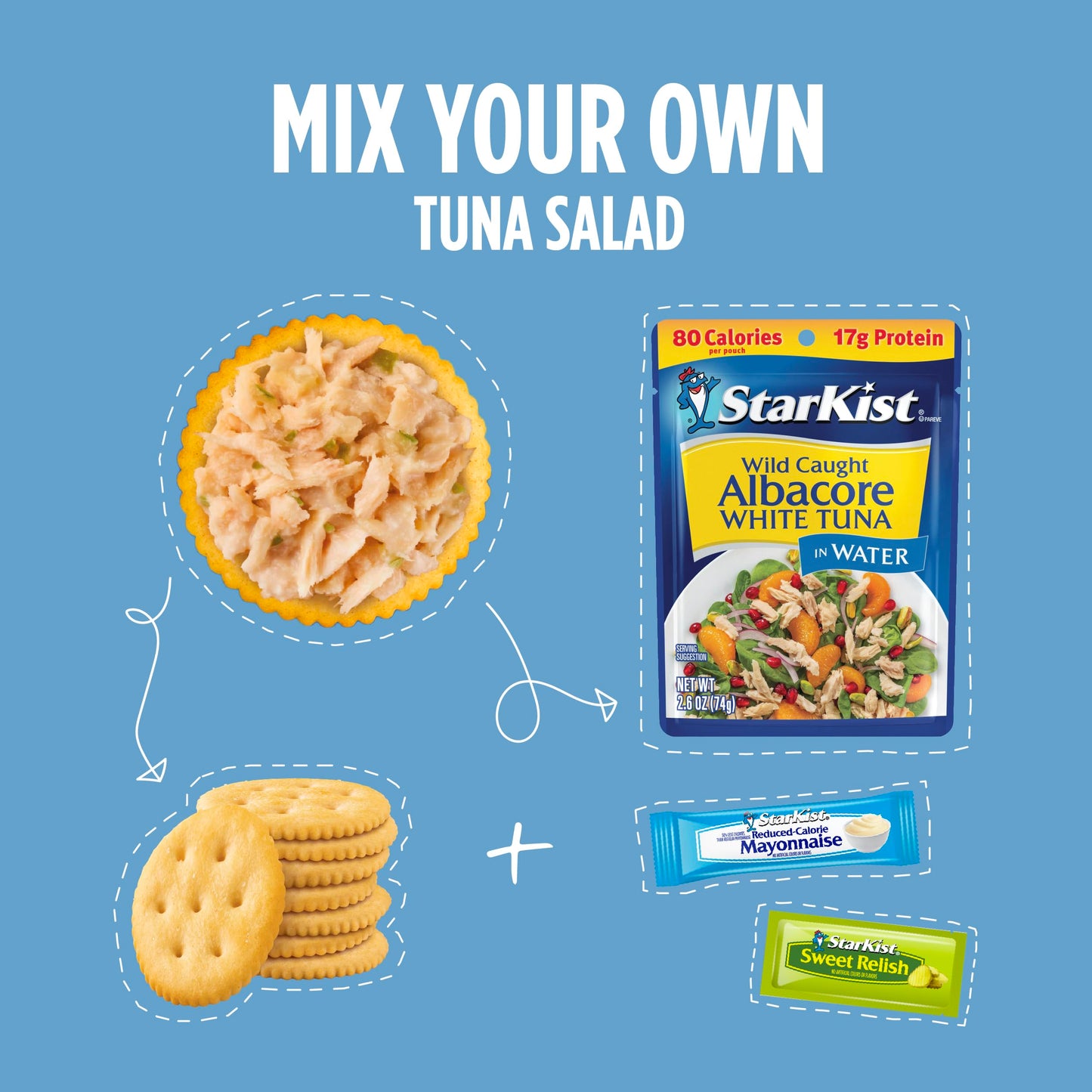 Starkist Lunch To-Go Albacore Mix Your Own Tuna Salad - (Pouch) - (Pack Of 1)