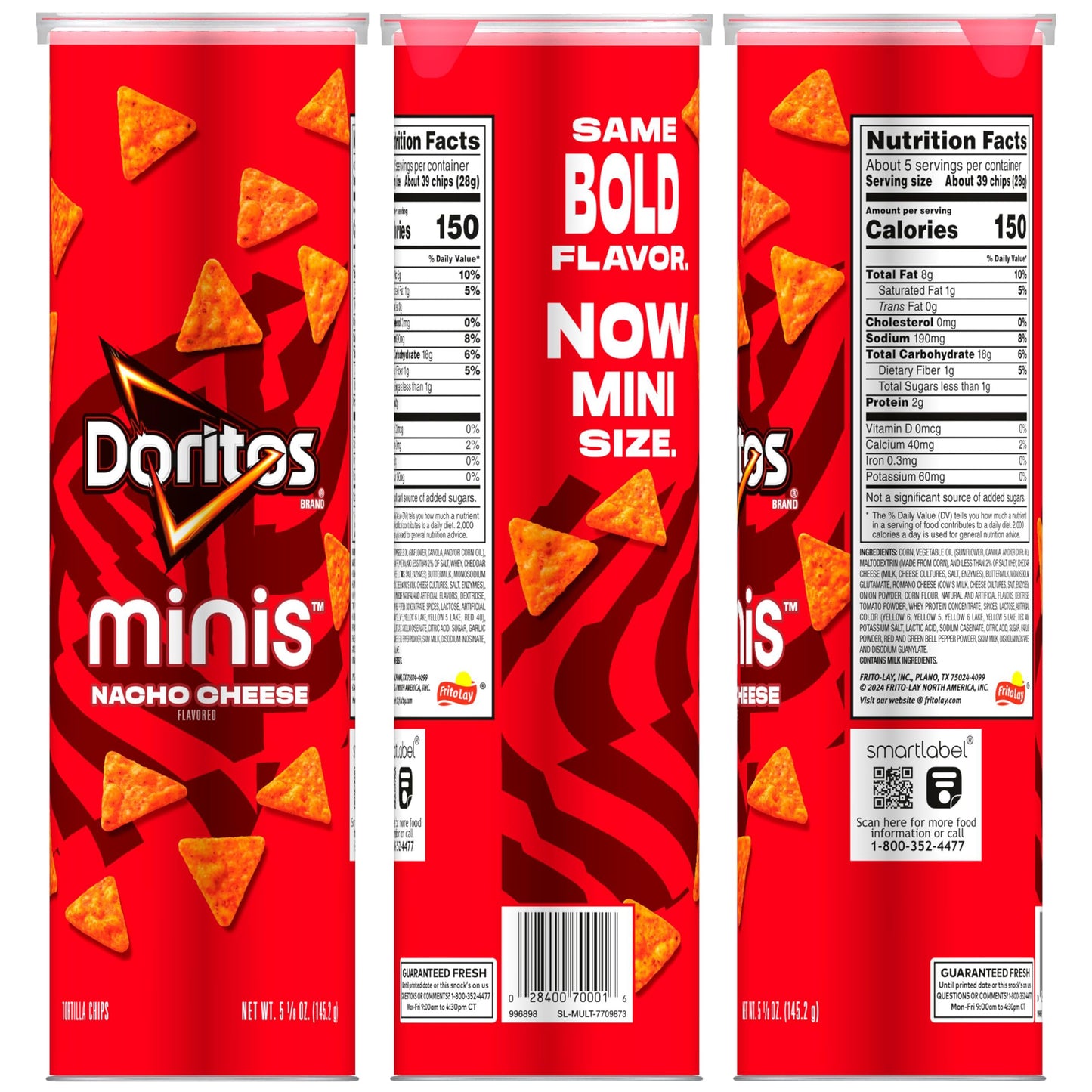 Doritos, Mini Nacho Cheese, 5.12 Ounce