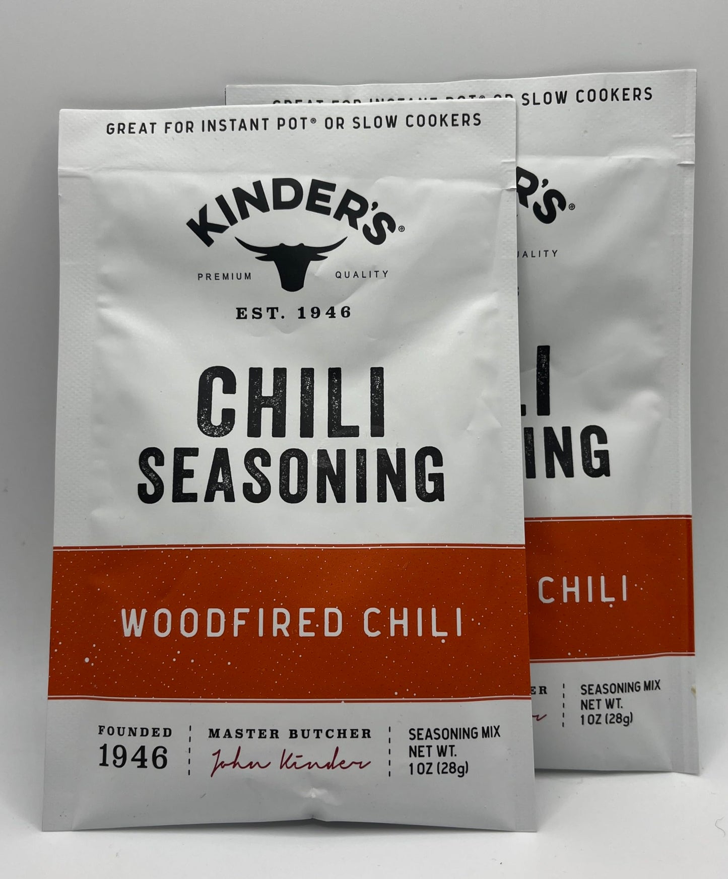 Generic Kinders Woodfired Chili Packets, 2 packets