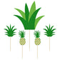 Gyufise 1Pcs Pineapple Cake Topper 20Pcs Pineapple Donut Cupacke Toppers Glitter Hawaiian Luau Aloha Summer Tropical Theme Baby