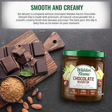 Walden Farms Dessert Dip (12 Fl Oz (Pack Of 2), Variety Of, Chocolate, Marshmallow)