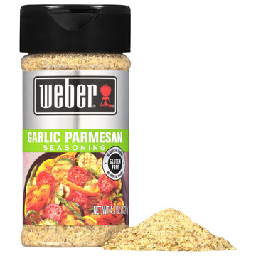 Weber Garlic Parmesan Seasoning, 4.3 Ounce Shaker (Pack Of 6)
