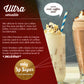 The Frozen Bean Caramel Macchiato Frappe & Latte Instant Mix (20 Sticks), Made With Arabica Coffee, Double Shot Caffeine, Low Sugar & Enhanced Ingredients, Hot, Iced, Or Blended Drinks