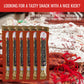 Aufschnitt Grass Fed Beef Jerky Sticks - Low Sodium, Certified Kosher - Halal And Keto Friendly - 6 Pack, Spicy