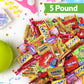Bulk Candy Variety Pack 5 Pound - Individually Wrapped Assorted Candies For Pinata Fillers, Birthday Parties Schools & Treats -