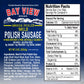 BAY VIEW BRAND Smoked Pickled Polish Sausage, Gluten Free, No MSG, 8oz
