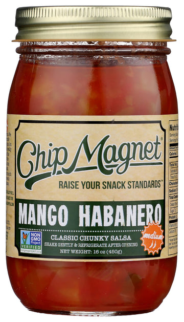 Chip Magnet Salsa Medium Mango Habenero 16 Ounce