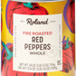 Roland Foods Whole Fire Roasted Red Peppers, Specialty Imported Food, 28 Ounce Can, Pack Of 4