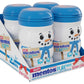 Mentos Sugar-Free Chewing Gum  Fresh Mint Flavor  Winter Edition Snowman Bottle  Holiday Stocking Stuffer  Secret Santa  50 Count (Pack of 4)