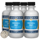 Loudwolf Rochelle Salt Fine Powder, 99.9% Pure USP Food Grade, 1 Pound in 4 Bottles