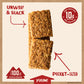 Kodiak Cakes Crunchy Granola Protien Snack Bars, Maple Brown Sugar, High Protein, 100% Whole Grains, 12 boxes with 6 pouches (14