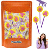 Fruidles Insects Tattoo Lollipop Suckers Candy, Great for Goody Party Bag Fillers, Individually Wrapped (1 Pound)
