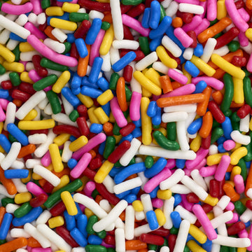 DecoPac Bright Rainbow Sprinkles | Extra Large 26oz Pack | Cake Sprinkle Mix, Fancy Sprinkles For Cake Decorating, Handheld Cont