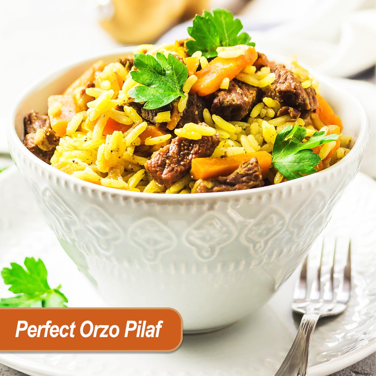 Barons Orzo Pasta Original | 2 Pack Of 21.16Oz Kosher Jars | Natural Israeli Rice-Shaped Orzo For Soups, Casseroles & Salads | C