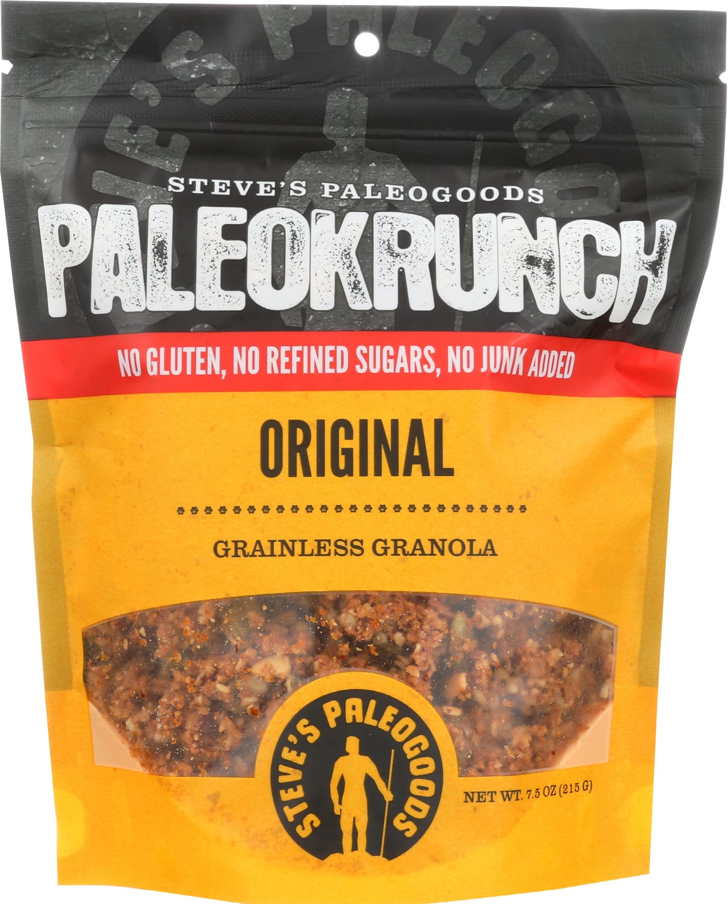 True Primal Grainless Granola Original (Formerly Steve'S Paleogoods Paleokrunch) 1 Lb Pouches 4-Pack