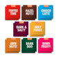 TCHO Plant-Based Dark & Milk Chocolate Variety Pack - Vegan Gourmet Assortment - 16 Count