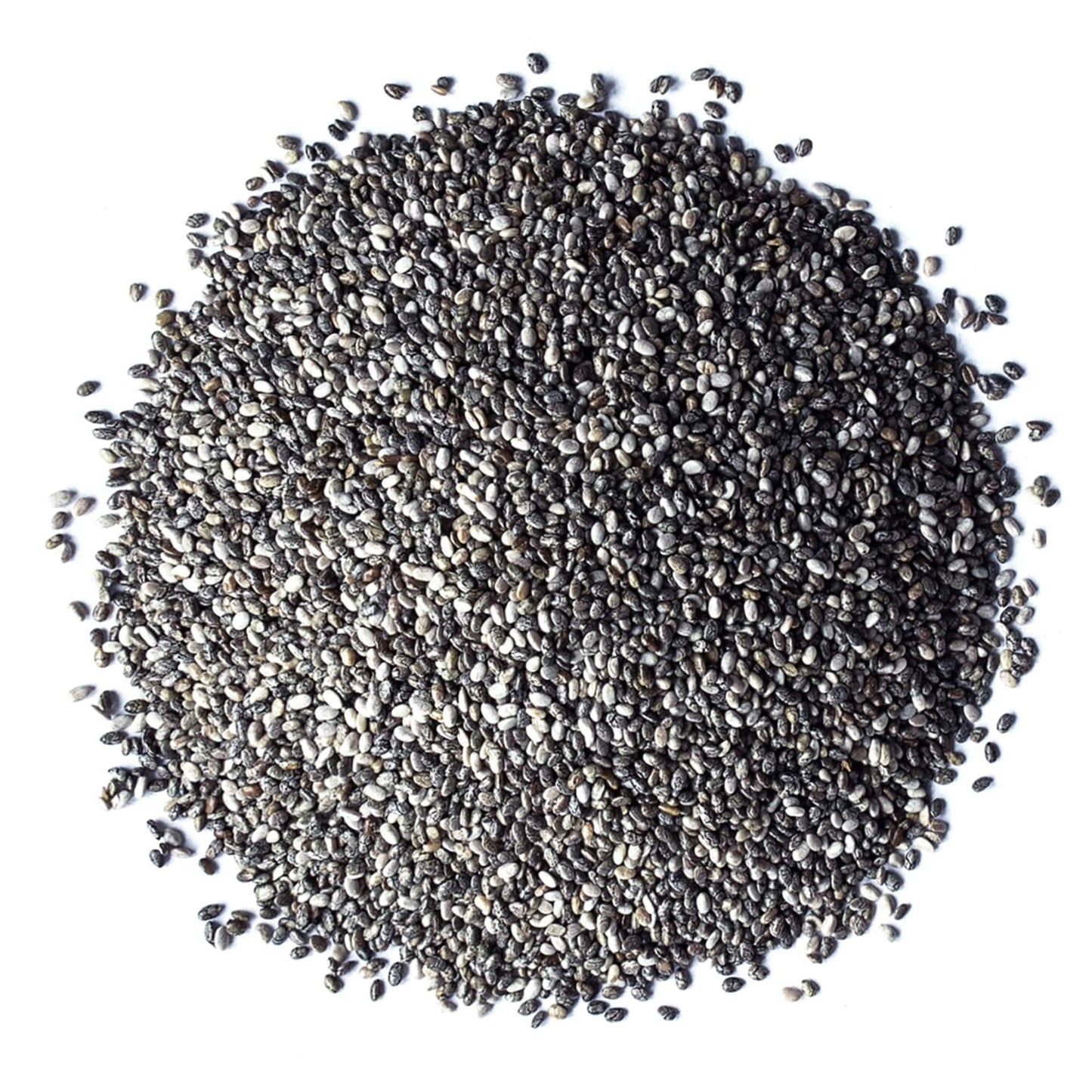 Food To Live - Black Chia Seeds, 2.5 Pounds Whole, Sproutable, Vegan, Kosher, Keto, Sirtfood, Bulk. Rich In Essential Fatty Acids, Fiber, Protein. Great For Chia Pudding, Smoothie, Oatmeal
