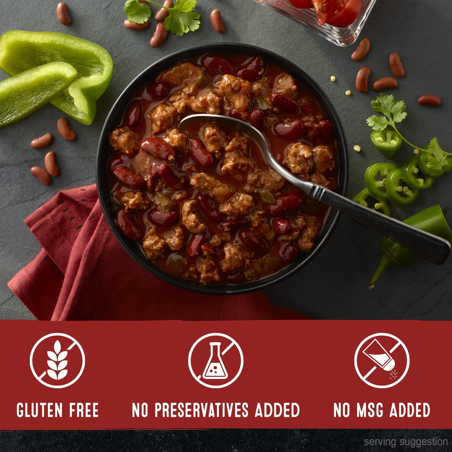 Stagg Country Brand Chili With Beans, 15 Ounce (Pack Of 12)