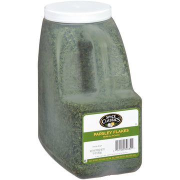 Spice Classics Parsley Flakes, 10 oz - Dried Culinary Herb, Pack of 1, Green Color