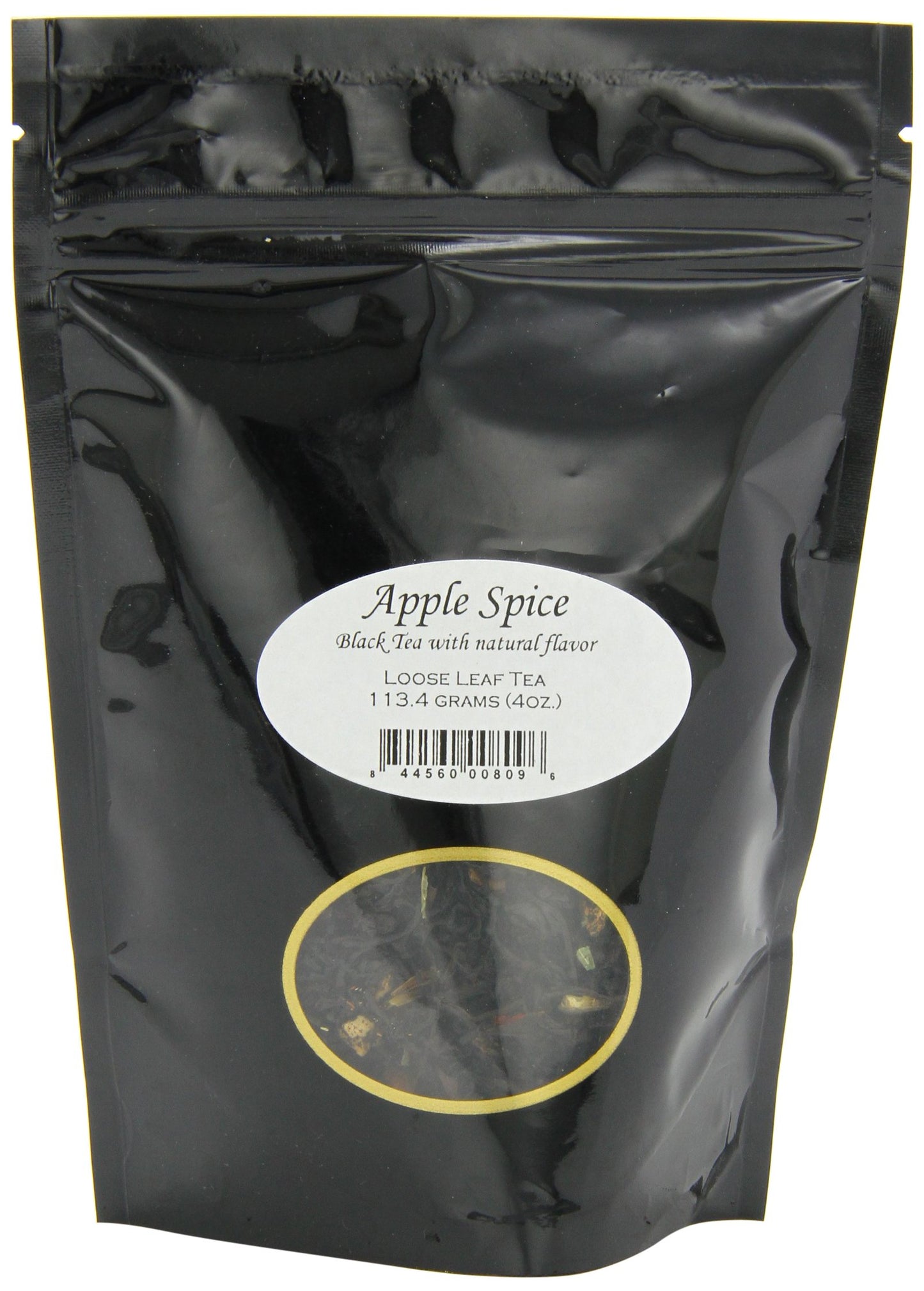 English Tea Store Apple Spice Flavored Black Tea Pouches - 4oz, Loose Leaf Tea, 4 Ounce Pack