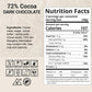Milkboy Swiss Chocolates Dark Chocolates - 72% Cocoa  Made in Switzerland  Dairy Free  Vegan  Gluten-Free  Non-GMO  Kosher  Sustainably Farmed  European Chocolate - 3 oz  Pack 2
