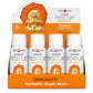 The Ginger People Ginger Rescue Shots - Wild Turmeric Flavor, Caffeine Free, 2 Fl Oz, Pack of 12, Model 90931, White