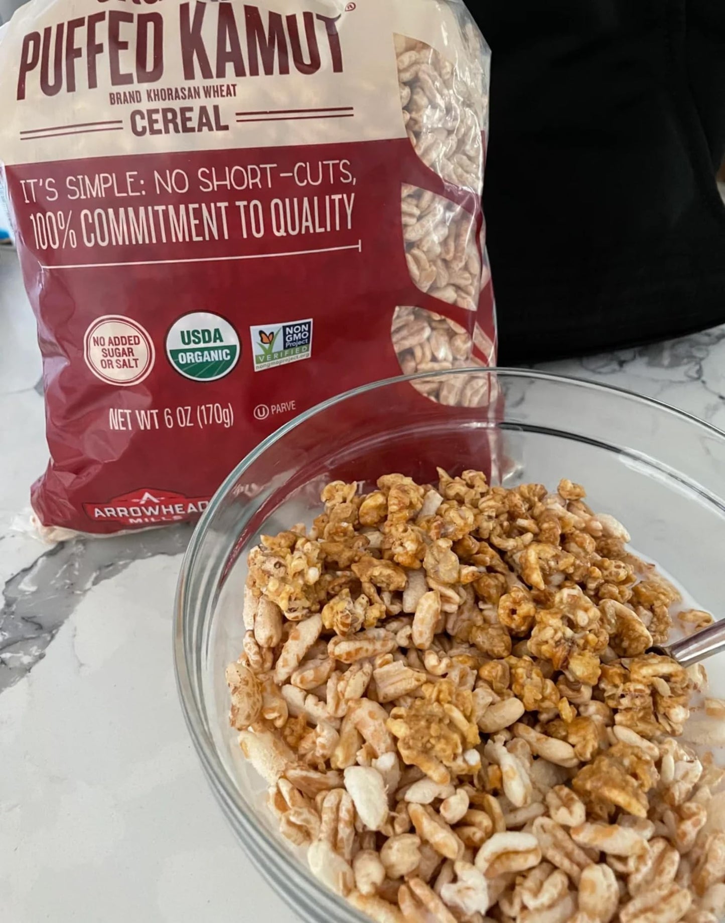 Arrowhead Mills Cereal, Puffed Kamut, 6 oz (Pack of 12)