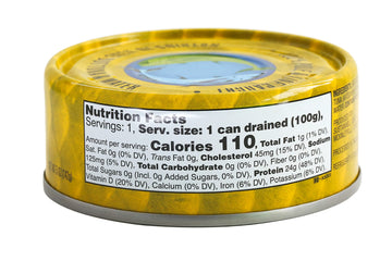 Sustainable Seas, Chunk Light Tuna In Water, No Salt Added, 3Rd Party Mercury Tested, 100% Sustainably Caught, 5 Ounce (Pack Of
