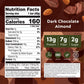 Simply Protein - Dark Chocolate Almond Crispy Bars - Plant Based Protein Bars - Low Carb, Low Sugar, High Fiber - 13g Protein, 2