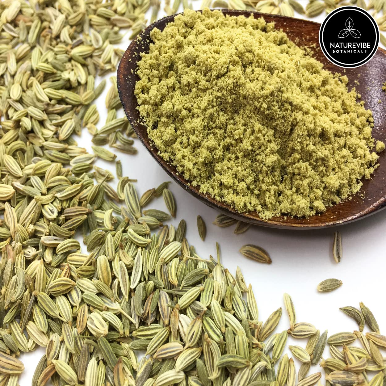 Naturevibe Botanicals Fennel Seed Ground Powder 5Lb | Foeniculum Vulgare | Indian Spice | [Packaging May Vary]