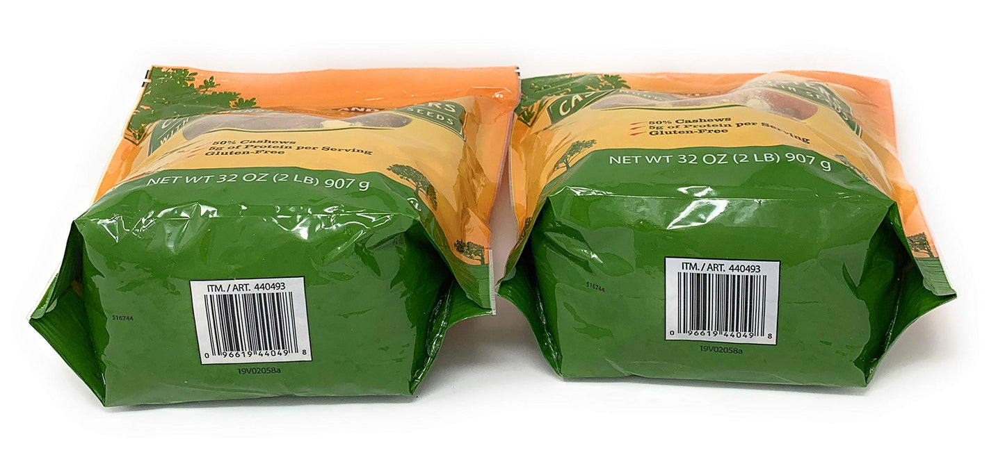 Kirkland Signature Cashew Clusters, 32 oz (2 Pack) - Nut Snack, Gluten-Free, No Artificial Ingredients