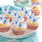 48 Pcs Edible Butterfly Cupcake Toppers Wafer Paper For Cake Decorating - Butterfly Theme Baby Shower, Wedding, Birthday Party D