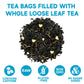 Sou Zen Earl Grey 30 Corn-Fiber Pyramid Tea Bags | Premium Loose Leaf Blend | Naturally Organic Ingredients, No Additives (Cream