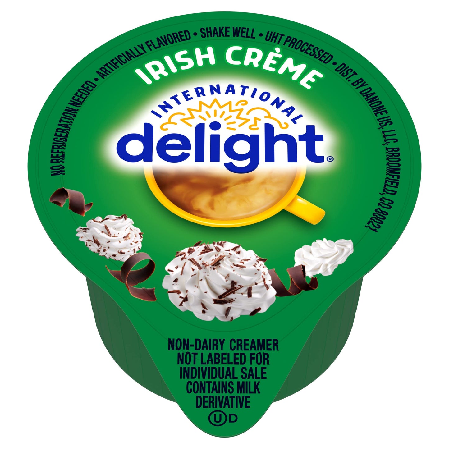 International Delight Irish Creme, Single-Serve, Shelf Stable Non-Dairy Flavored Coffee Creamer, Great for Home Use, Offices, Pa