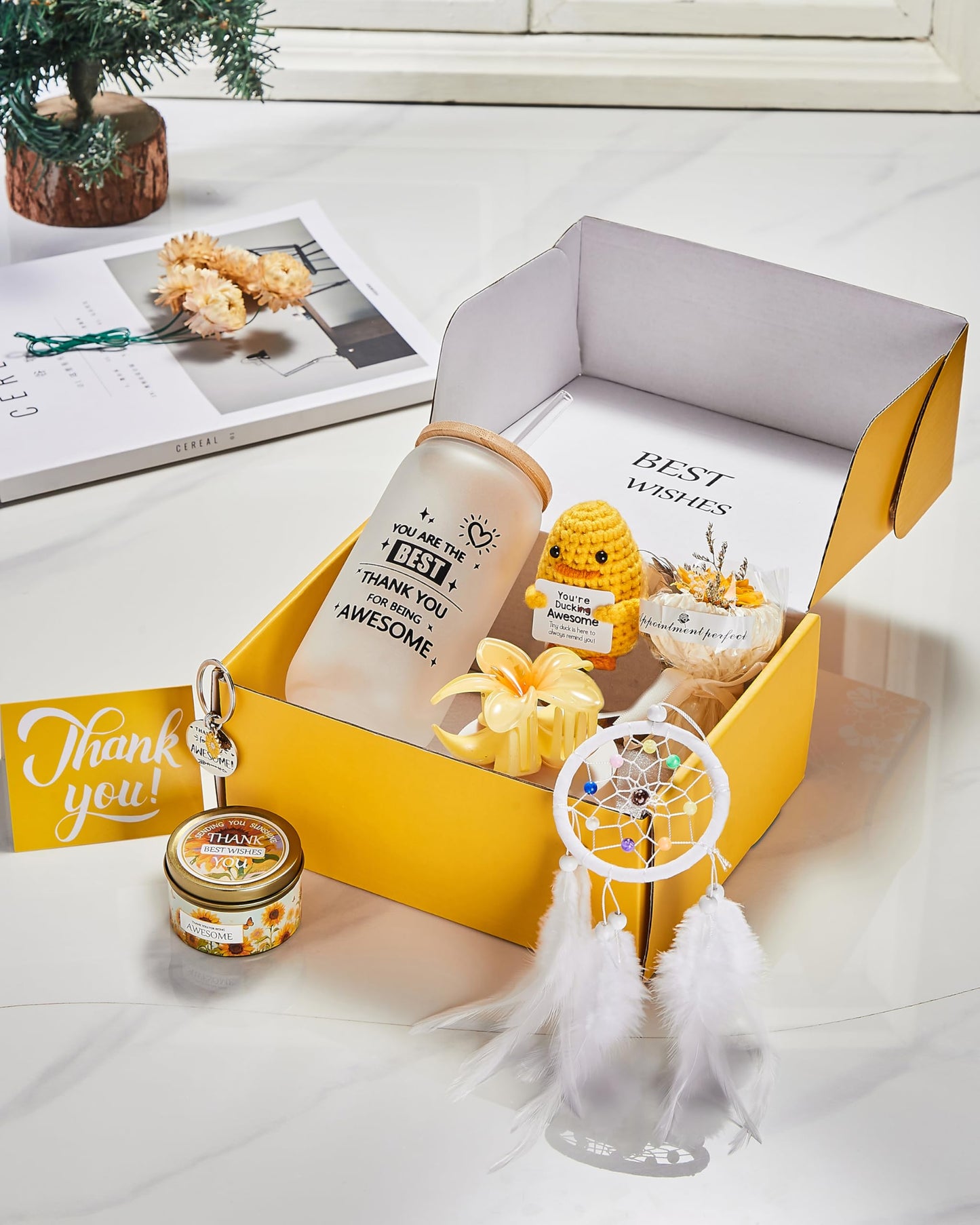 Gift Baskets for Women,Thank You Gifts for Women,Best Friend Birthday Gift,Teacher Appreciation Gift,Appreciation Gifts Sets for