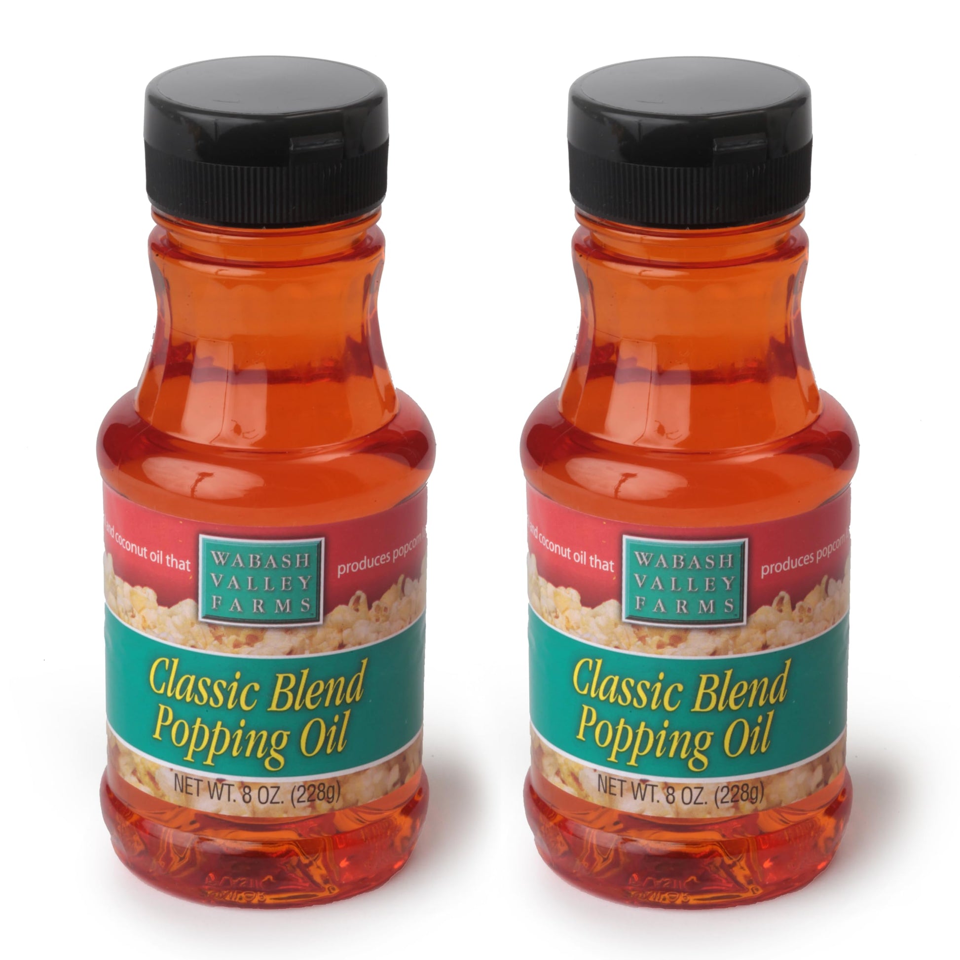 Wabash Valley Farms Popcorn Oil - Classic Blend Coconut & Corn Oil, Butter Flavored, 8 oz - 2 Pack