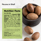 NUTS U.S. Pecans In Shell, Whole Raw Unsalted, 2 lbs Resealable Bag