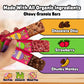 Snakkidz Organic Chewy Granola Bar, Allergen Free, Made with Avocado Oil, Low Sugar (45 Bars, Variety)