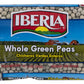 Iberia Whole Green Peas, 12 Oz