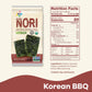 Kimnori Seasoned Seaweed Snacks Sheets - Organic Korean Bbq Flavor 12 Individual Packs Roasted Crispy Premium 100% Natural Laver