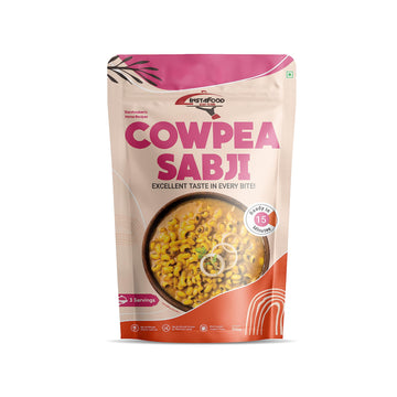 Instafood Cowpea (Choli) Sabji | Ready To Eat & Cook Meal | 3-4 Servings | Pack Of 1 (150G) | After Cooking Gets 700G To Serve |