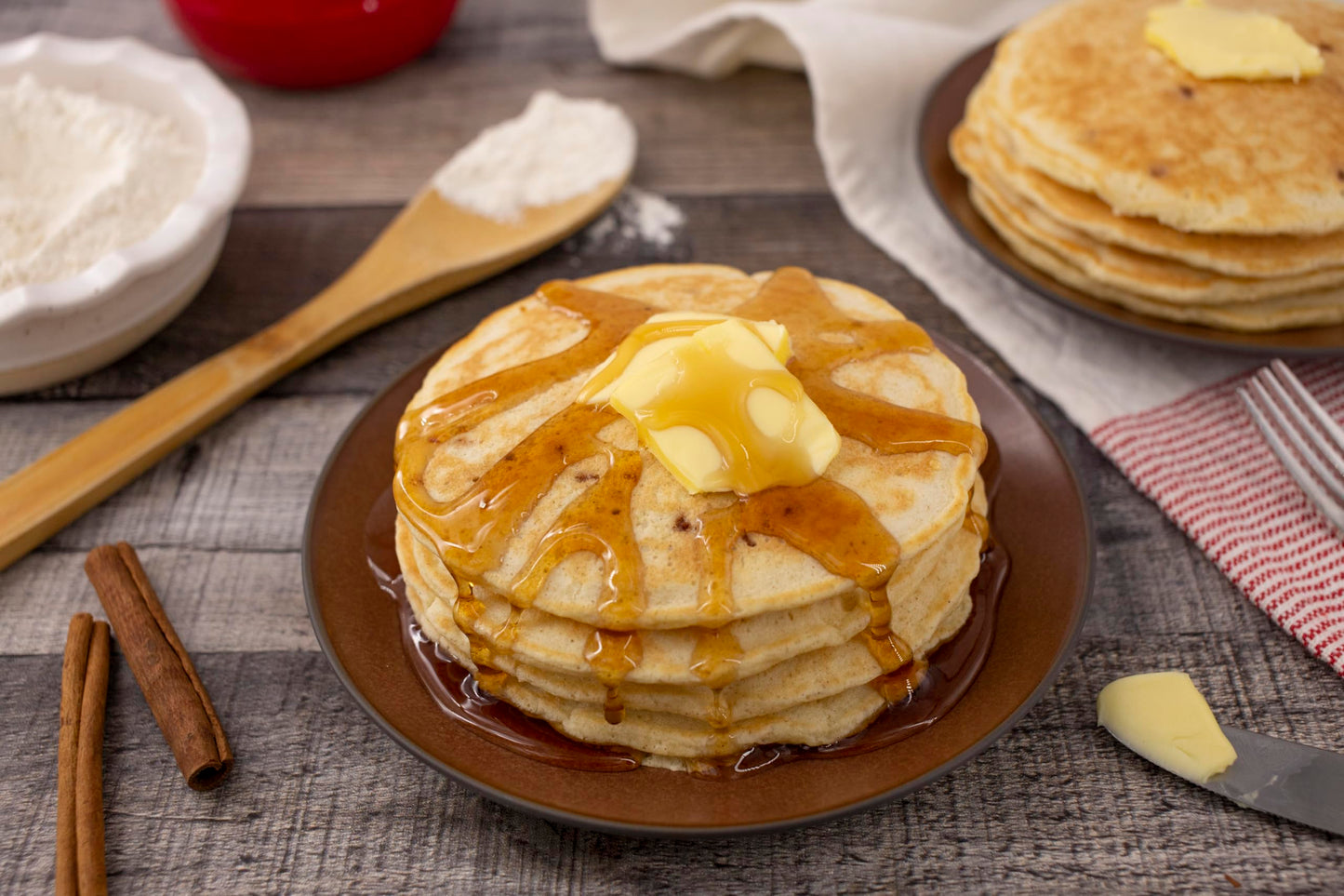 Cinnamon Bun Pancake Mix, By New Hope Mills, Quick Recipe, Sweet Cinnamon Aroma, No-Fuss Breakfast 18 Oz