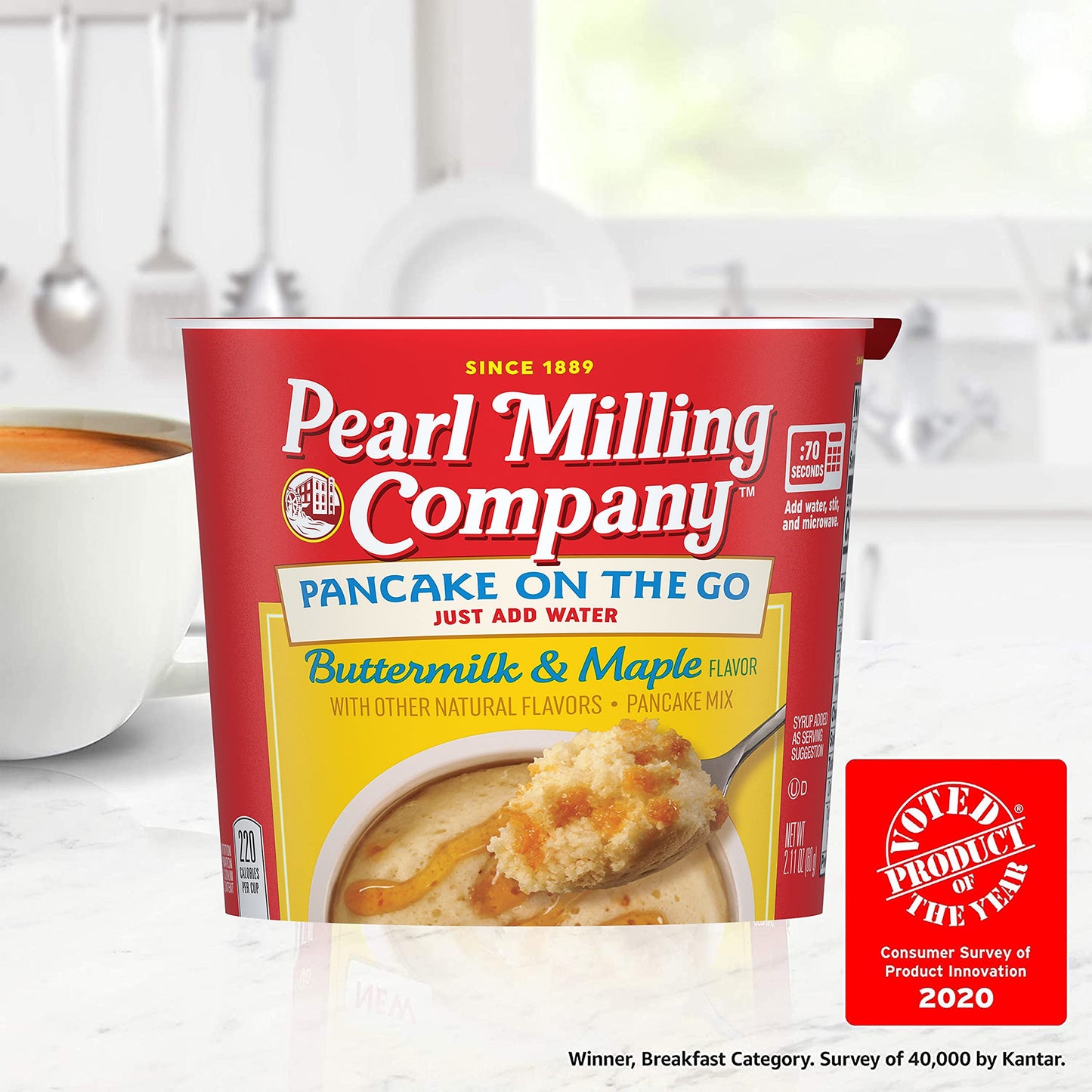Pearl Milling Company Pearl Milling Company, Pancake Cups, Maple Syrup, 2.11 Ounce (Pack of 12)