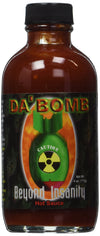 DaBomb Beyond Insanity Hot Sauce, 4 Ounce Bottle, Red, Model DOT667338